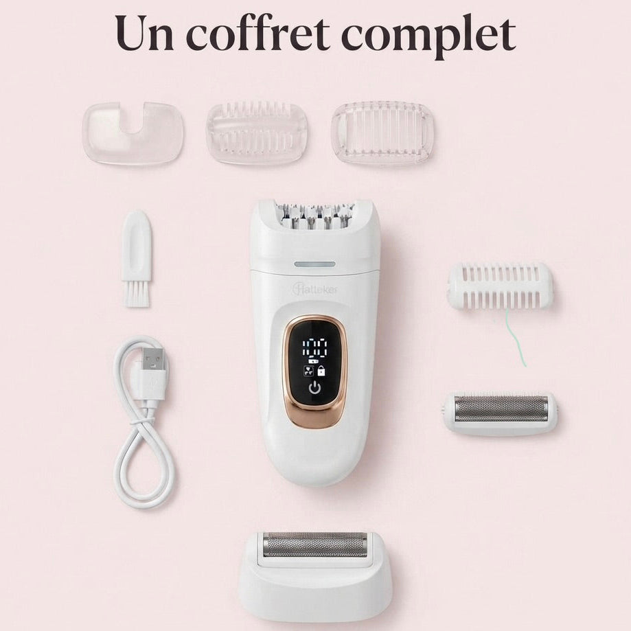Épilateur 2-en-1 Sans Fil Maison Iluma