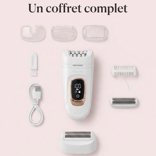 Épilateur 2-en-1 Sans Fil Maison Iluma